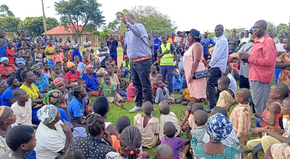 Community members gathered for Golden Rainbow outreach