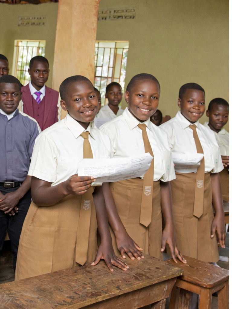 Girls supported through Golden Rainbow scholarships